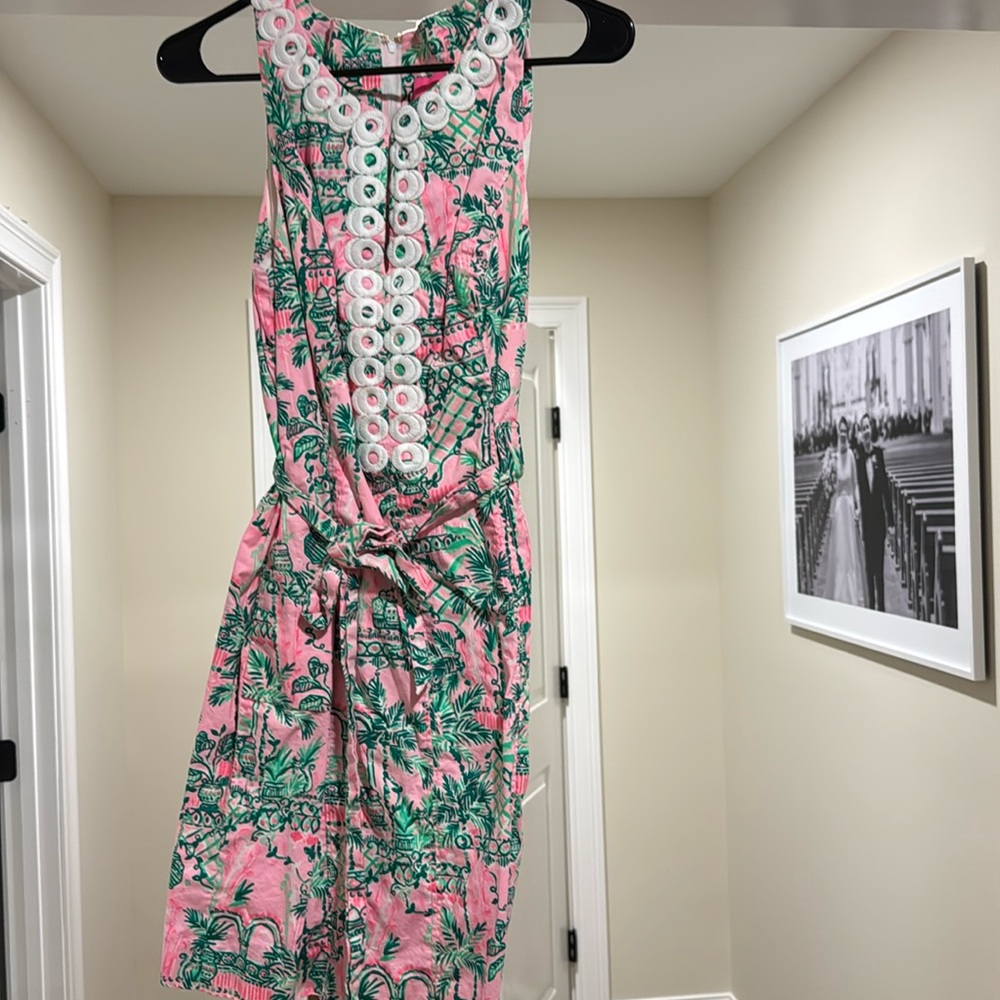 Lilly Pulitzer dress with belt